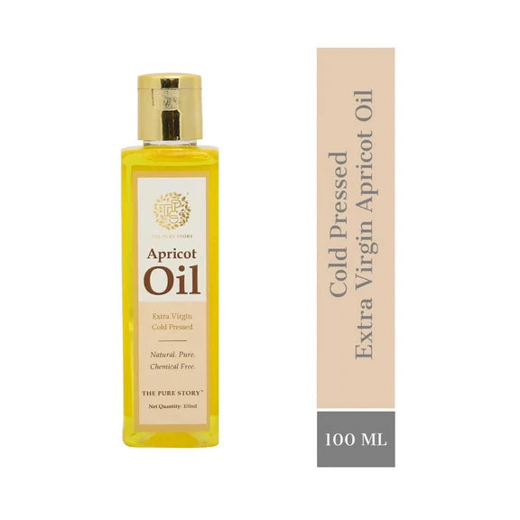 The Pure Story Natural Cold Pressed Apricot Hair Oil - 100 ml