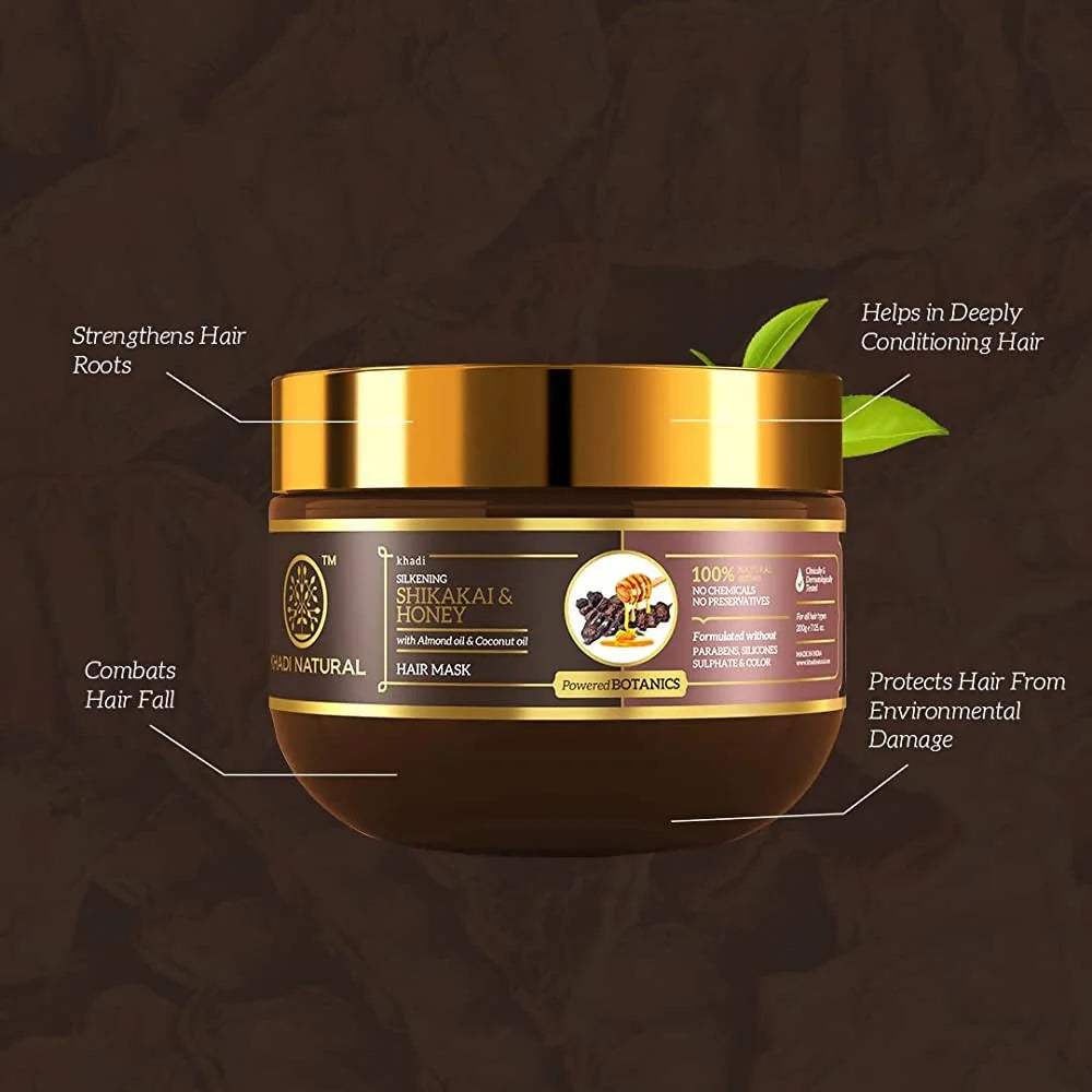 Khadi Natural Shikakai & Honey Hair Mask - 200 gm