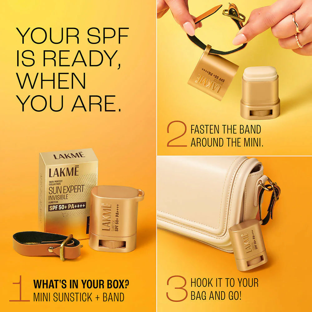 Lakme Sun Expert Invisible SPF 50 PA++++ Sunscreen Stick - 8 gm