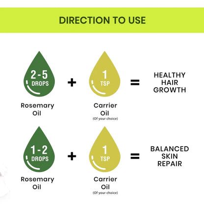 Alps Goodness Rosemary Haircare Power Duo with Rosemary Water & Rosemary Essential Oil - combo