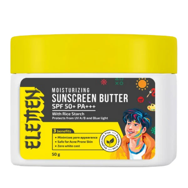 Elemen Moisturizing Sunscreen Butter SPF 50+ PA+++ - 50 gm