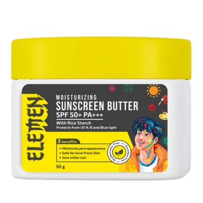 Elemen Moisturizing Sunscreen Butter SPF 50+ PA+++ - 50 gm