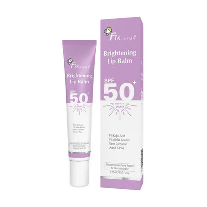 Fixderma 4% Kojic Acid Brightening Lip Balm SPF 50+ - 15 ml