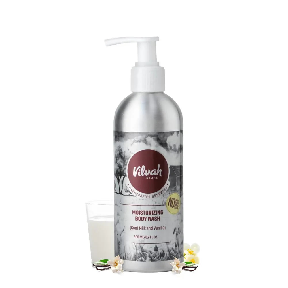 Vilvah Store Moisturising Body Wash With Goatmilk & Vanilla