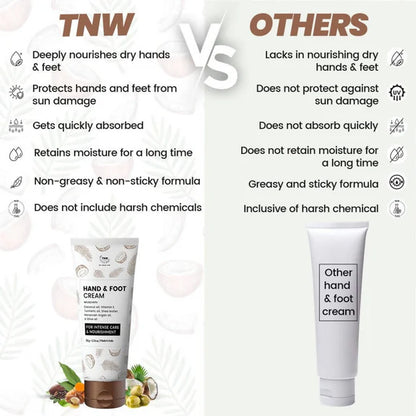 The Natural Wash Hand & Foot Cream - 50 gm