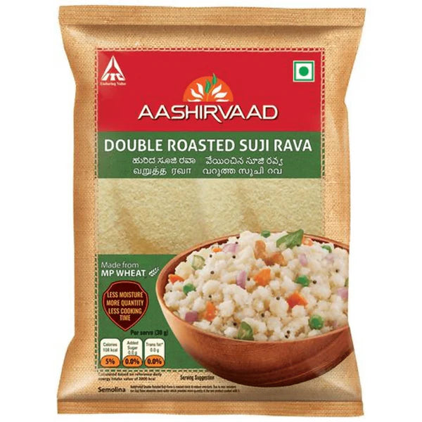 Aashirvaad Double Roasted Suji Rava - 1 kg