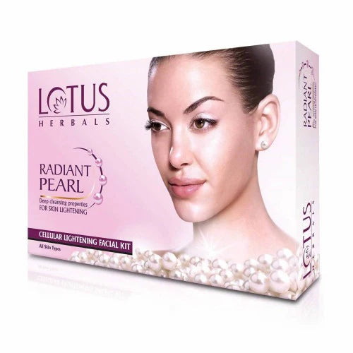 Lotus Herbals Radiant Pearl Facial Kit (37g) for Lightening -Kit