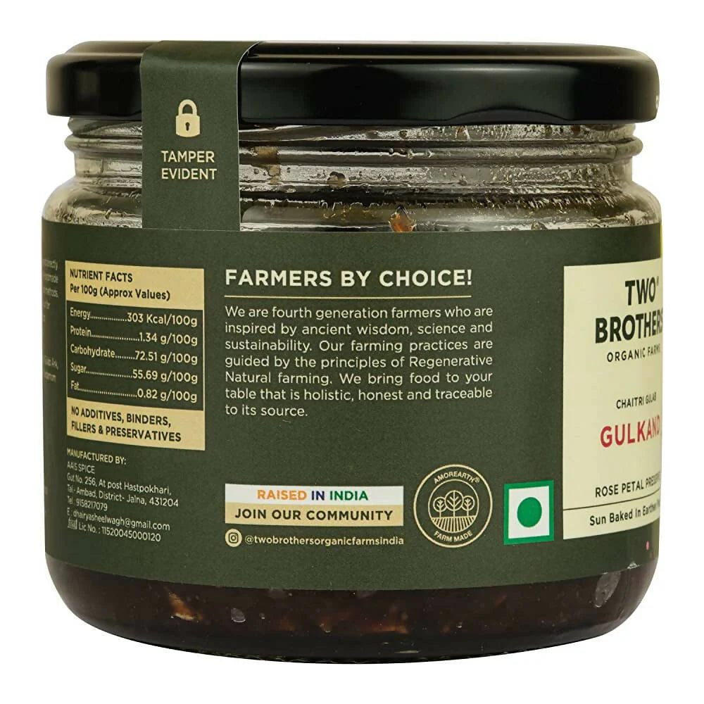 Two Brothers Organic Farms Natural Gulkand