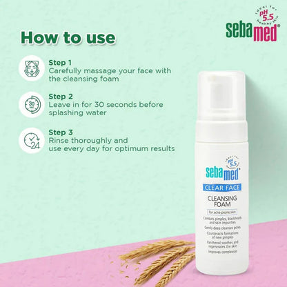 Sebamed Clear Face Cleansing Foam - 50 ml