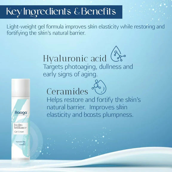 Raaga Professional Hydro Brilliance Gel Cream - 55 ml