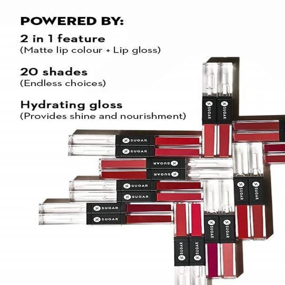 Sugar Smudge Me Not Lip Duo - Drop Dead Red (Red)