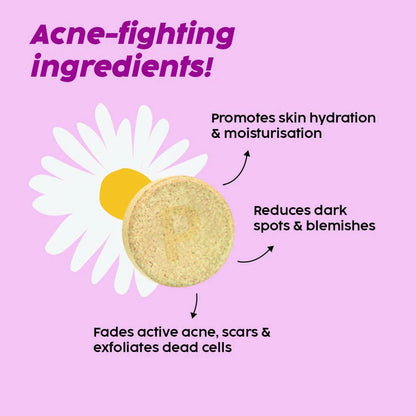 PLIX The Plant Fix Acne Fighter Effervescent Tablets