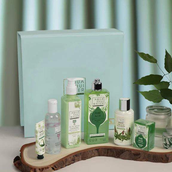 Aqua Shui Water Body Care Gift Set For Women 6-Piece Luxury Skincare Kit - combo