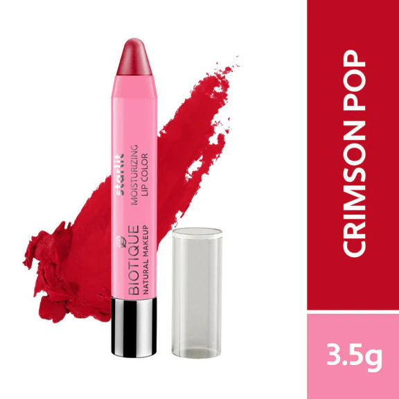 Biotique Starlit Moisturising Lipstick - Crimson Pop - 3.5 gm