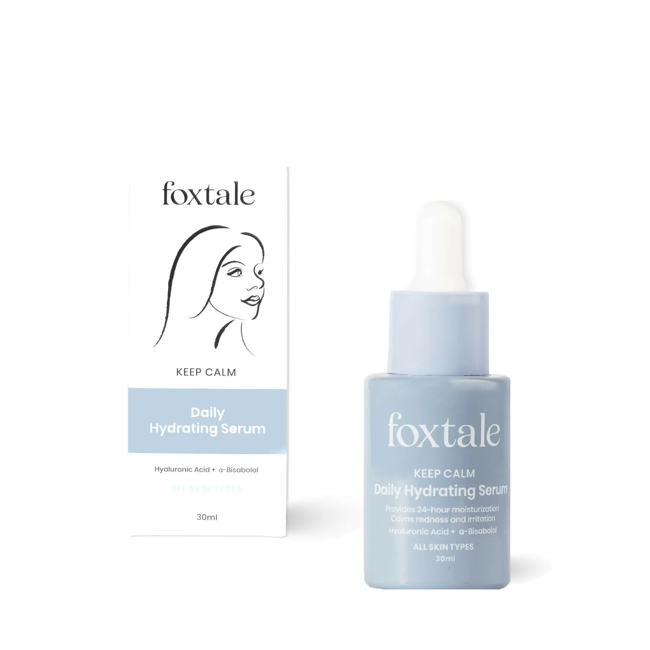 Foxtale Daily Hydrating Serum With Hyaluronic Acid - For Plump & Glowing Skin