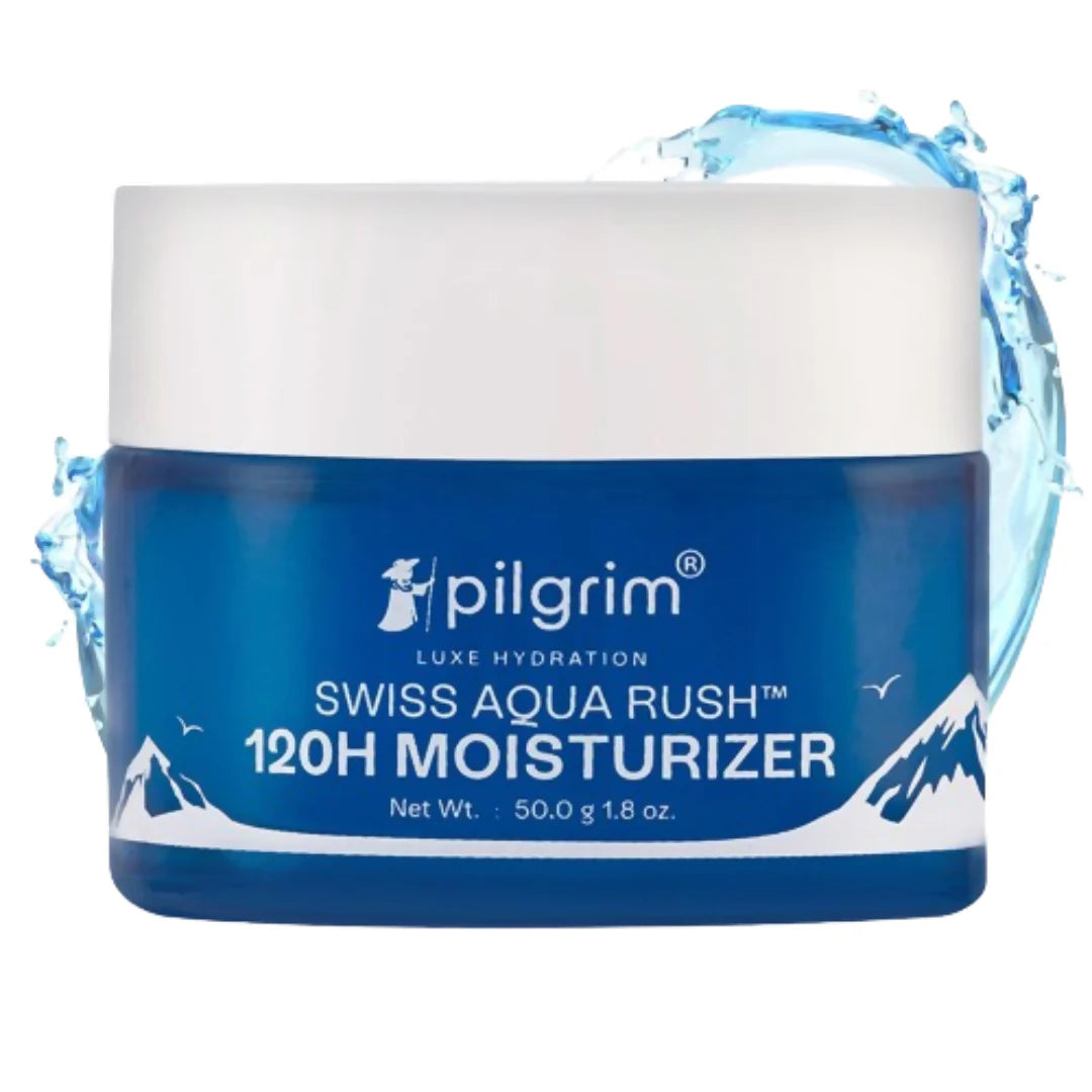 Pilgrim Swiss Aqua Rush 120H Moisturizer Strengthens skin barriers, Plump & glowing skin