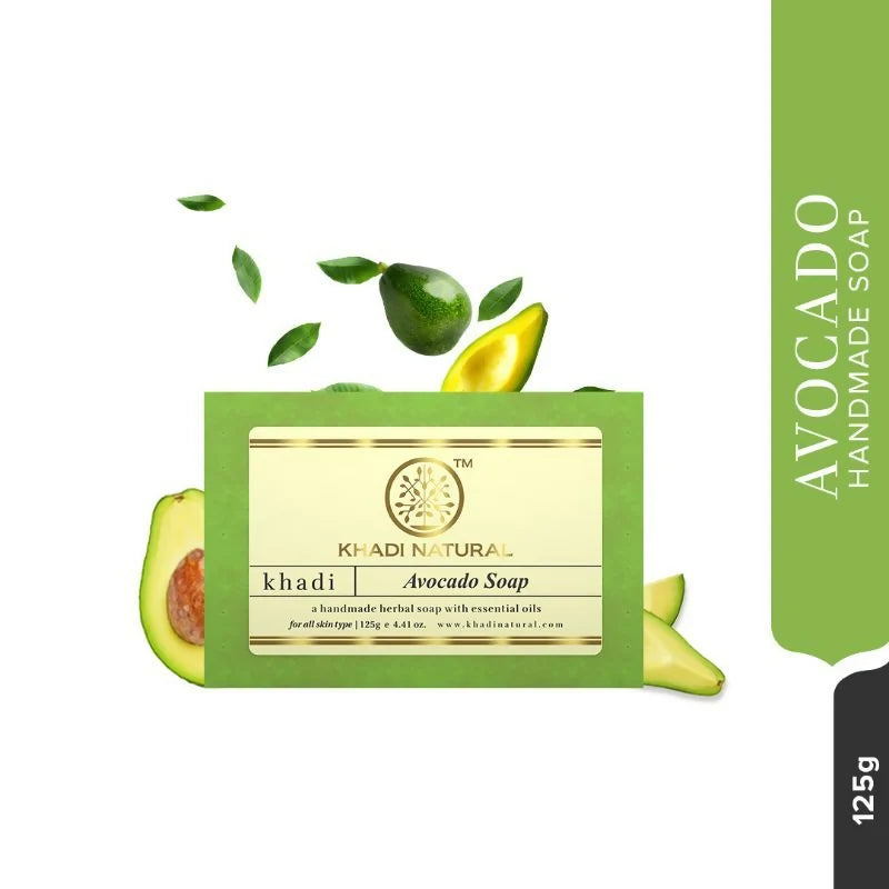 Khadi Natural Avocado Handmade Soap - 125 gm
