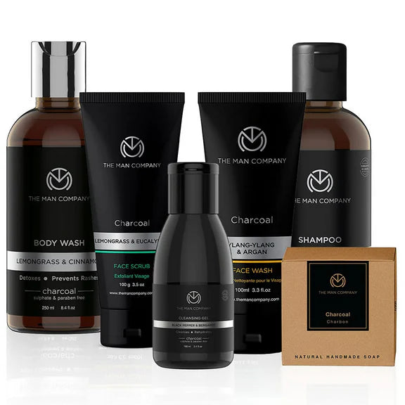 The Man Company Charcoal Grooming Kit - combo