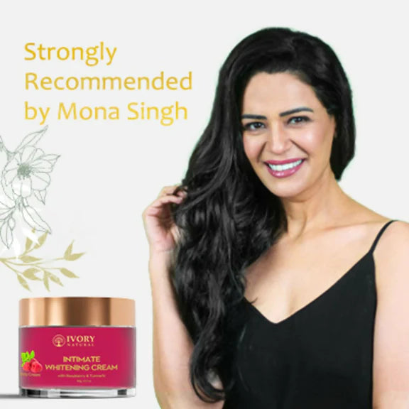 Ivory Natural Intimate Whitening Cream For Lighten Dark Areas, Inner Thigh - 50 gm