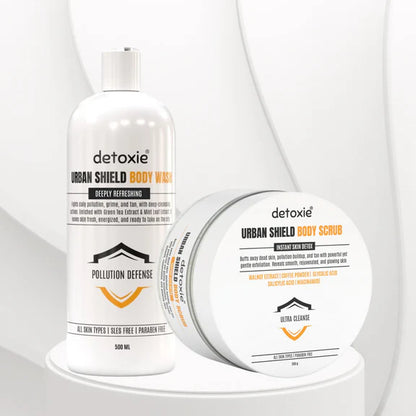 Detoxie Body Wash & Body Scrub Combo - Urban Shield - combo