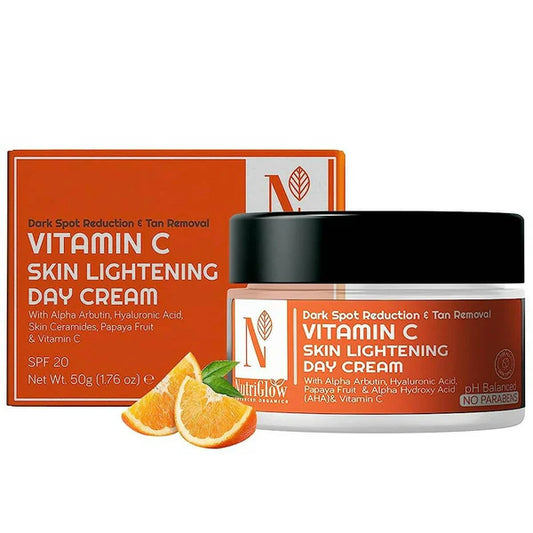 NutriGlow Advanced Organics Vitamin C Skin lightening Day Cream - 50 gm