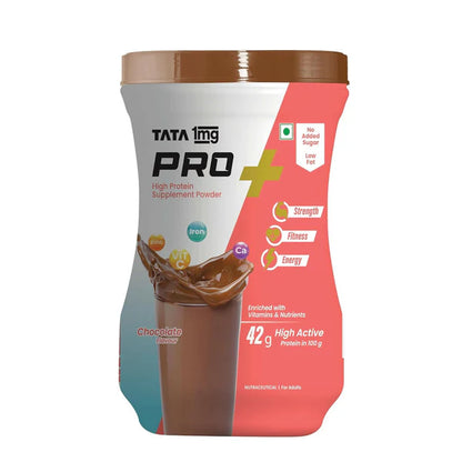 Tata 1mg Pro+ Soy Protein Supplement Powder(Chocolate Flavour) - 400 gm