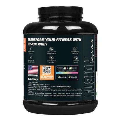 Reformulate Fusion Whey Protein With Pre & Pro Biotics I Muscle Growth I 58G Protein | 379 Kcal Energy - Cold Coffee - 2 kg