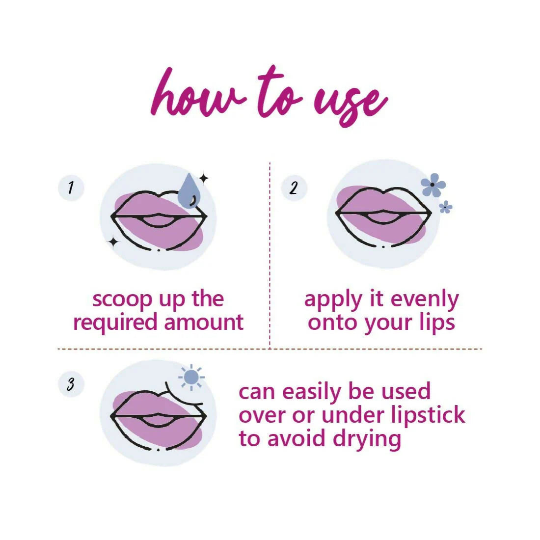 Plum Candy Melts Vegan Lip Balm Berry Feast For Dry & Chapped Lips, Natural SPF with Vitamin A - 12 gm