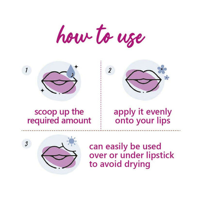 Plum Candy Melts Vegan Lip Balm Berry Feast For Dry & Chapped Lips, Natural SPF with Vitamin A - 12 gm
