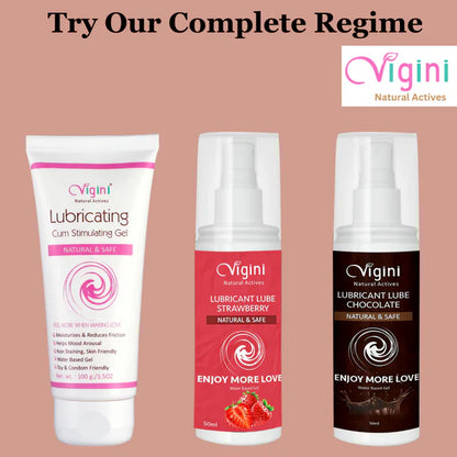 Vigini Intimate Chocolate Lubricant Personal Lube Water Based Gel - 50 ml