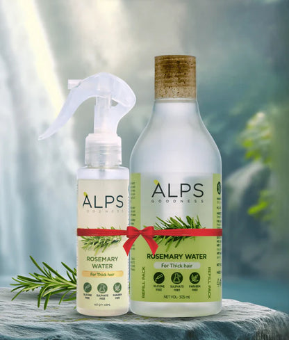 Alps Goodness Hair Growth Expert Kit with Rosemary Water Spray & Rosemary Water Refill - 100 ml + 305 ml Refill