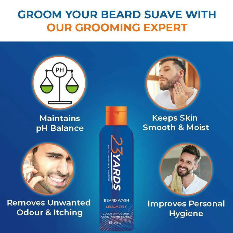 23 Yards Beard Wash for Men - 50 ml