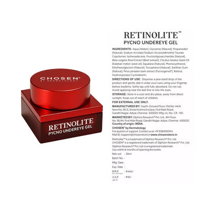 Chosen Retinolite Pycno Under Eye Gel - 30 ml