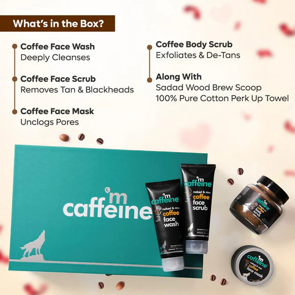 mCaffeine Special Mood Gift Set Kit For Women & Men - combo