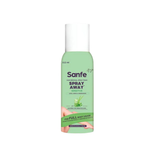 Sanfe Hair Removal Spray Foam Spray Away Sensitive - 112 ml