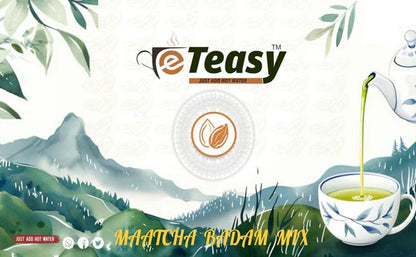 Eteasy Matcha Badam Honey Mix Milk Drink Kashmiri Kesar Saffron Mix Powder - 800 gm