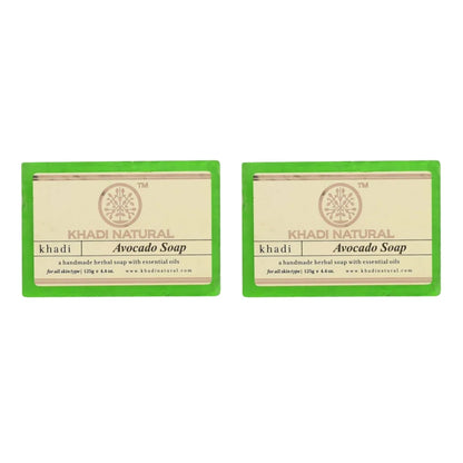 Khadi Natural Avocado Soap - 125 gm - Pack of 2