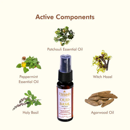 Panash Oud Basil After Shave - 50 gm