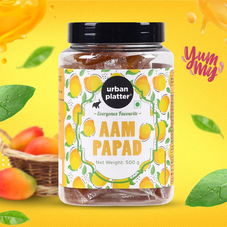 Urban Platter Aam (Mango) Papad - 500 gm