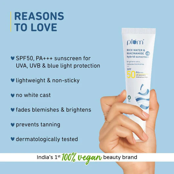 Plum Bright & Clear Skin CSMS (Cleanser, Serum, Moisturizer, Sunscreen) Combo With Niacinamide & Salicylic Acid - combo