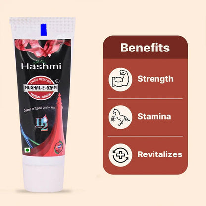 Hashmi Pharmacy Mughal E Azam Herbal Cream - 10 gm