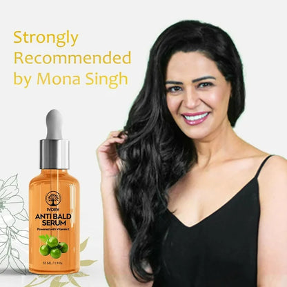 Ivory Natural Bald Serum For Baldness, Hair Thinning And Hair Fall - 55 ml