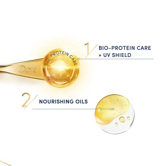 Dove Radiant Shine + UV Protect Hair Serum - 100 ml