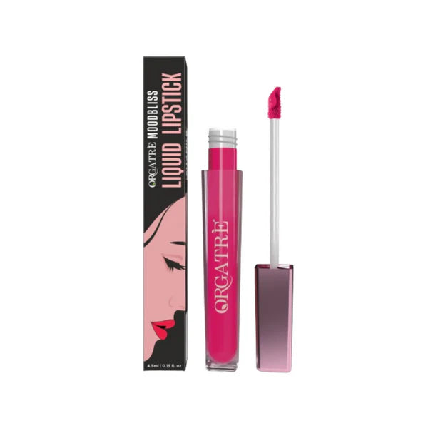 Orgatre Moodbliss Waterproof Glossy Liquid Lipstick - Tulip Taffy - 4.5 ml