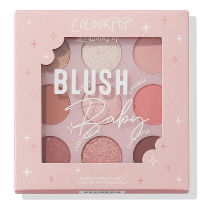 ColourPop 9pan Pressed Powder Palette - Blush Baby - 9 gm