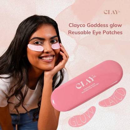 Clayco Goddess Glow Re-useable Under Eye Patches - 20 gm