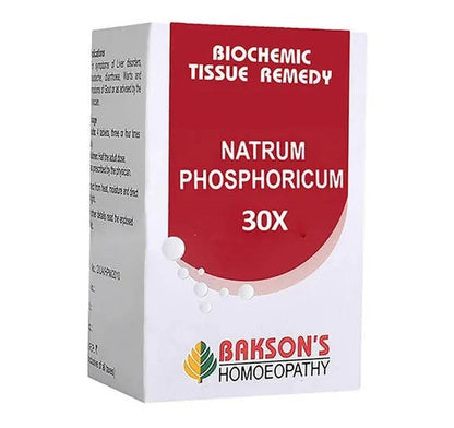 Bakson's Homeopathy Natrum Phosphoricum Biochemic Tablets -3X