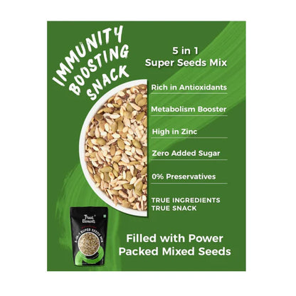 True Elements 5 in 1 Super Seeds Mix - 125 gm