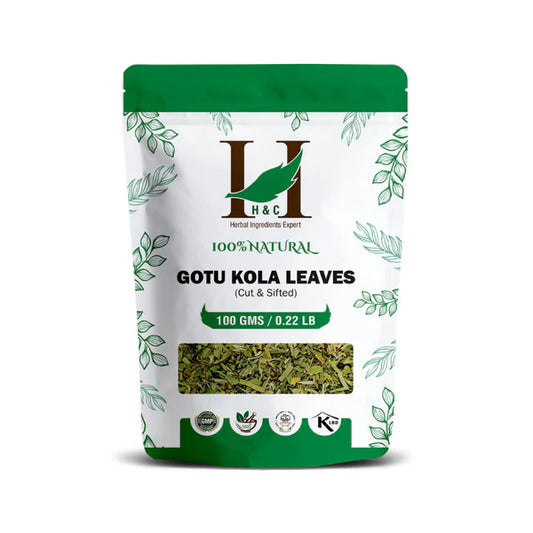 H&C Herbal Gotu Kola Cut & Shifted Herbal Tea Ingredient - 100 gm