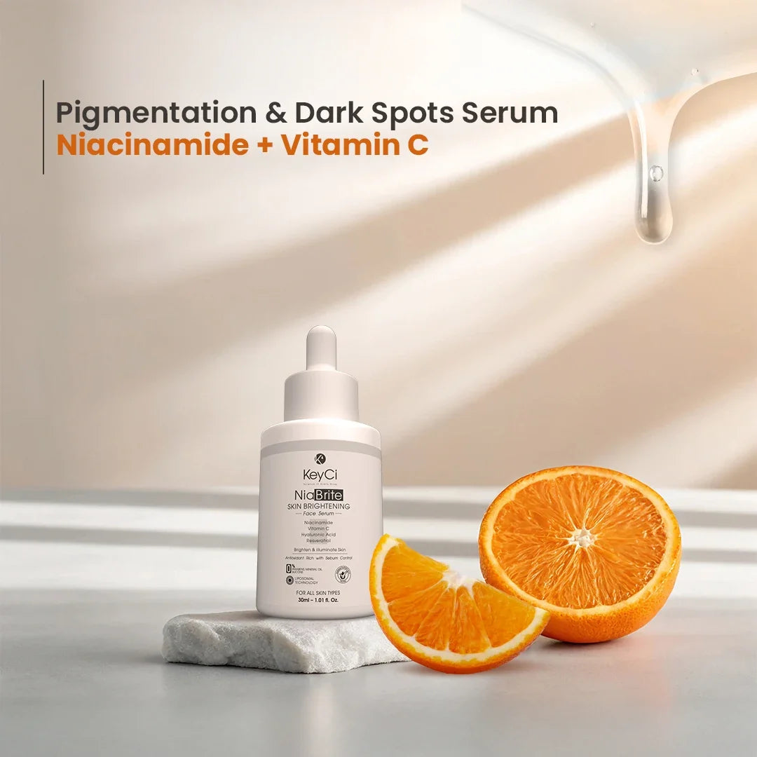 KeyCi NiaBrite Skin Brightening Face Serum 30ml | Niacinamide & Vitamin C Face Serum